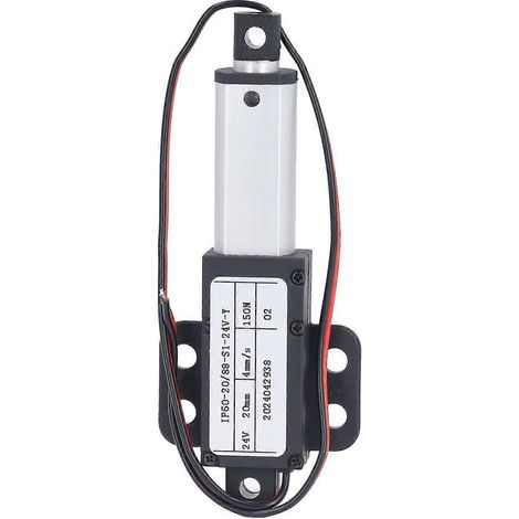 Elektrischer Mikro-Linearaktuator, 20 mm Hub, 4 mm/s Geschwindigkeit, 150 N Schubkraft, automatisch einziehbarer Mini-Linearaktuator