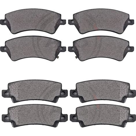 KIT PASTIGLIE FRENO ANTERIORI E POSTERIORI compatibile con TOYOTA GT 86 COUPE' (ZN6) / PASTIGLIE FRENANTI AUTO OEM P 78 021,P 78 018  P 78 020 / SOSTITUZIONE DIRETTA / BASSA POLVERE / SILENZIOSO