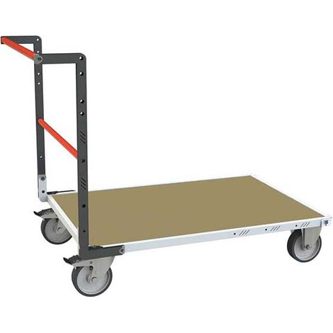 Modularer Plattformwagen 1-seitig - Platte 1000x595mm - Tragfähigkeit 500kg - glatter Boden - 806724511