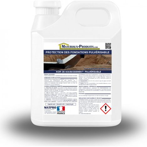 Protection des fondations pulvérisable - 220 L - MATPRO