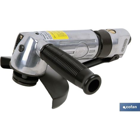 COFAN amoladora neumática , Amoladora neumática 115/125 mm de diámetro útil, para trabajos de corte y desbaste para discos de 115 a 125 mm con dispositivo de protección y mango par (1/3)