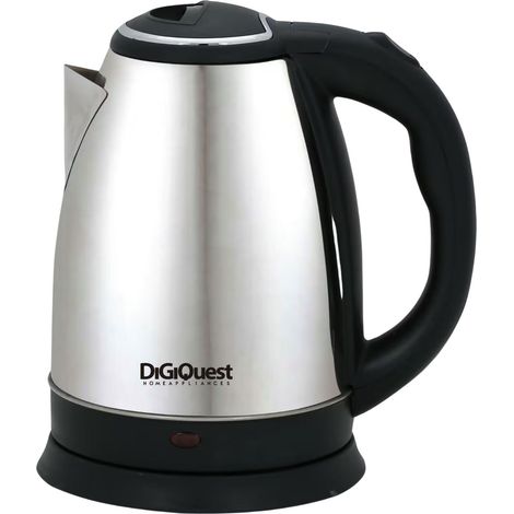 DIGIQUEST Bollitore Elettrico IRON KET 18, Acciaio Inox Satinato, 1.8 Litri, 1500W, Spegnimento Automatico (1/4)