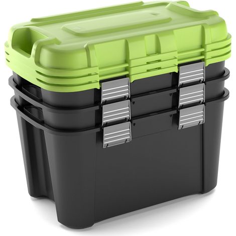 Malle de rangement en résine TOTEM 60L - Lot de 2 - CURVER