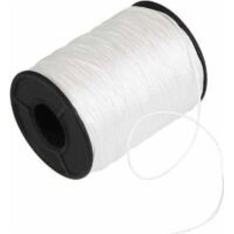 150 Verges Corde d'Ombrage Tressé, Diamètre 1 mm Cordon Blanc en Polyéthylène pour Stores Vénitien Rideau Lamelle Aluminium Store Persienne Plante de Jardinage et de l'Artisanat (1/4)