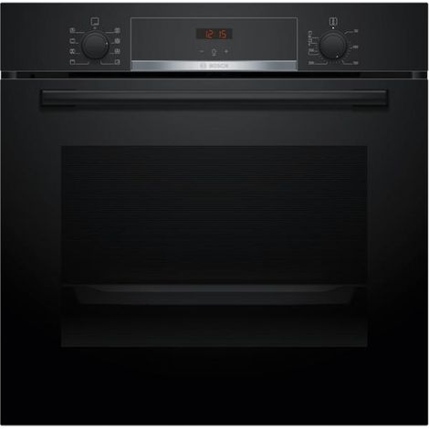 Bosch – Four traditionnel multifonction 71L – Nettoyage EcoClean – Classe énergétique A+ – Couleur noir
