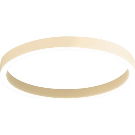 Lampada a Soffitto AELA P/M in Alluminio New Beige 50W+10W LED Integrato Biemissione 3100lm Dimmerabile Taglio Fase - Gealuce (1/3)