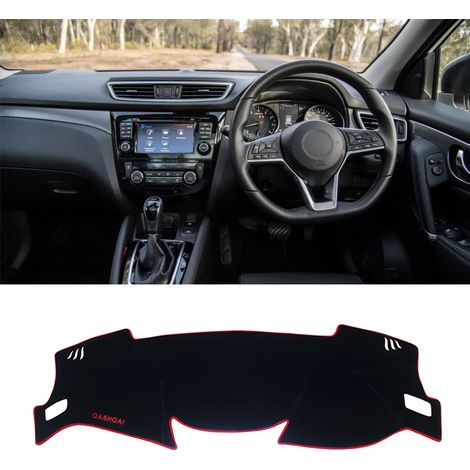 (Côté rouge J11 RHD) Convient pour Nissan Qashqai J11 2014-2020. Housse de tableau de bord, tapis de protection solaire, accessoires pour tableau de bord et panneau d'instruments. (1/5)