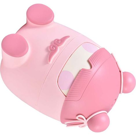 Tirelire mignonne en forme de cochon, verrouillable, pour enfants (garçons et filles), en plastique incassable, grande capacité, rose.