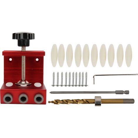 Fafeicy Guide de Perçage de Trous de Poche, Guide de Perçage de Trous de Poche, Localisateur de Poinçons pour Le Travail du Bois, Perceuse, Ouvre-Trou de Poche, Perçage de Trous pour Le (1/5)