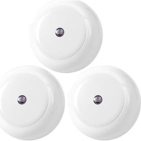 Lot de 3 Veilleuses LED, Lampe Nuit Automatique, Veilleuse Enfant Plug and Play pour Chambre Bébé, Approprié Penderie, Cuisine (1/4)