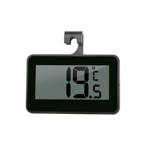 Thermomètre intérieur/extérieur haute précision dans un thermomètre électronique étanche à la température compact/léger/portable,Noir (1/5)