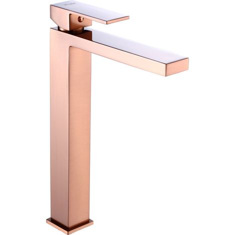 Grifo para lavabo alto de pie ARS SATIN COPPER