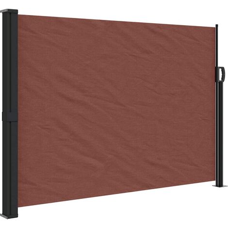Store Banne - Auvent latéral rétractable marron 140x500 cm fr10577 - Maison La Vie (1/5)