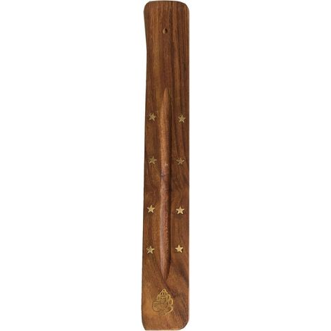 Porte encens en bois motif Ganesh (1/2)
