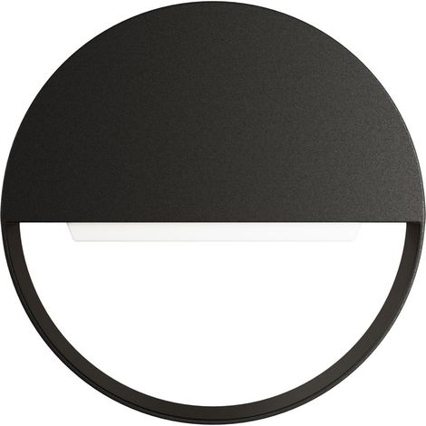 Clos Wall 8 120 Applique LED da esterno 8W Switch CCT 3000K/4000K/5000K Nero Opaco - Illuminazione Segnapasso Beneito & Faure (1/5)