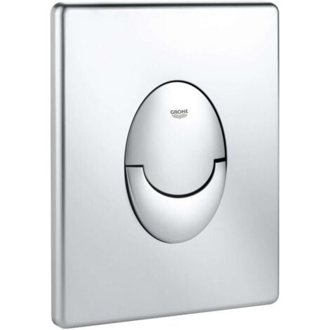 Grohe 38964P00 Slide Air Launcher (chrome mat), panneau de chasse d'eau élégant (1/3)