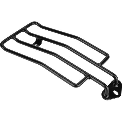 Porte-bagages acier montage arrière moto plateau arrière pour XL Models (Noir) (1/5)