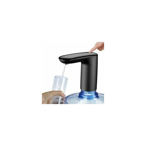 Bomba de agua – Interruptor recargable por USB para agua potable. Hogar. Cocina. Mesa. Bomba de agua potable (negra) - Crezuo