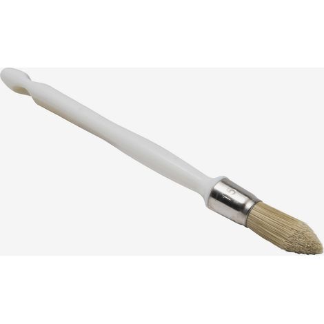 Pincel redondo con mango de ABS blanco Savy 15 mm (1/4)
