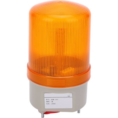 Gelbe Rundum-Berm-Warnleuchte, Quellsignal, 5W 24VDC Alarmlampe (1/5)