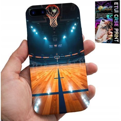 Custodia per iPhone (7 Plus) - Motivo campo da basket NBA, canestro per tifosi (1/5)