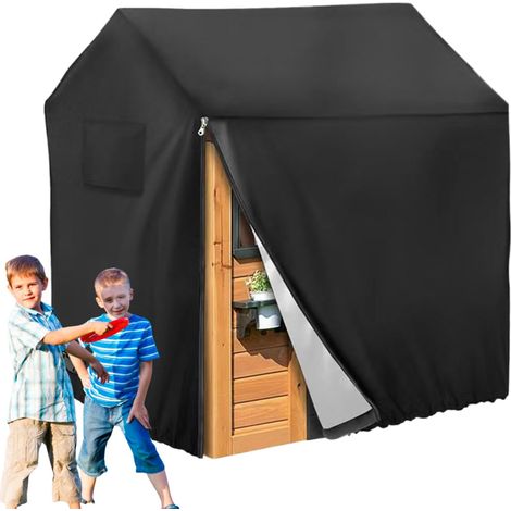 Housse pour Cabane de Jardin Protection Solaire Multifonction Multi-Marques  Imperméable Pour Accessoires Mobilier Patio Fournitures Jeux Extérieurs Jardin Arrière-Cour Housse Cabane En Bois (1/5)