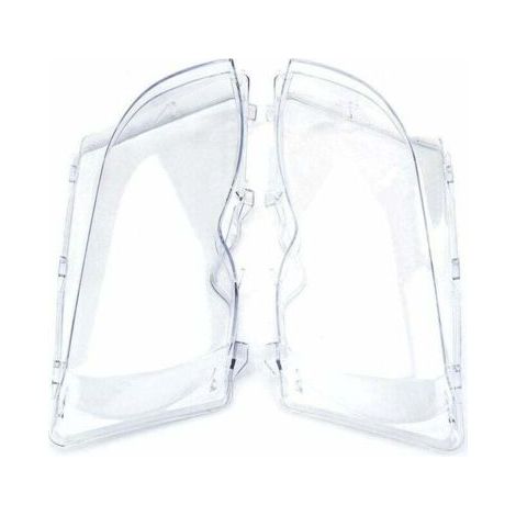 Cubierta para faros delanteros de coche, cubierta de cristal transparente para faros delanteros de coche Serie 3 E46 01-05 Facelift 63126924043, 63126924044 (1/4)