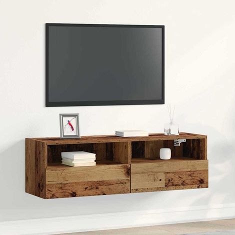 TV-Wandschrank Altholz 100 x 30 x 30 cm Holzwerkstoff