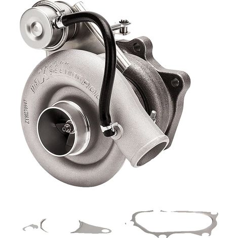 Turbocompresor, potencia máxima 450 CV, ajuste de la turbina 76,4, diámetro del inductor de la turbina 56 mm, longitud del artículo 26 cm, peso del artículo 8 kg (1/5)