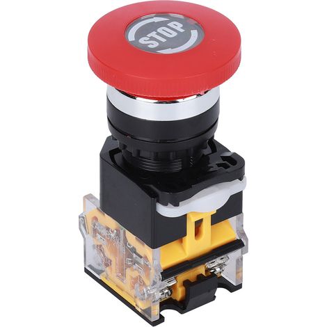 Not-Aus-Taster, Ein/Aus, Industriezubehör aus technischem Kunststoff, 440 V, 10 A, 22 mm (1/5)