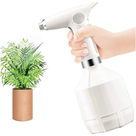 Regadera eléctrica, botella pulverizadora eléctrica para plantas de interior y exterior, riego automático de plantas, 1000 ml (1/4)