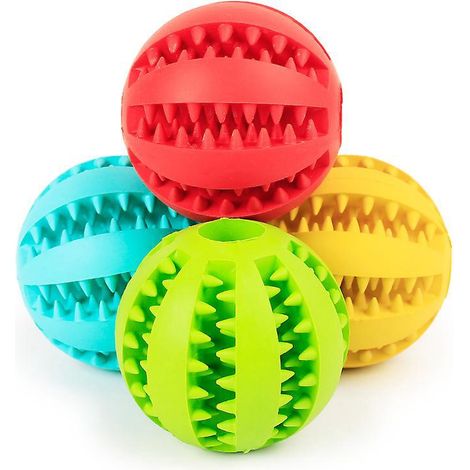jouet Pour Chien Sec, Mastication Interactive Indestructible Pour Chien, Distributeur De Nourriture Sche Et De Friandises (grande Taille) (1/5)