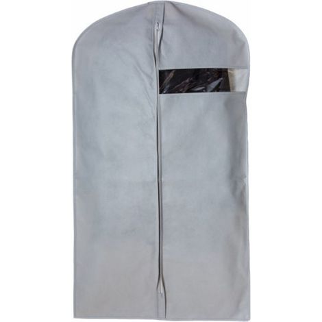 Housse de protection vêtements 60x110cm fermeture éclair non tissé imperméable respirant légère housse anti-poussière (1/5)