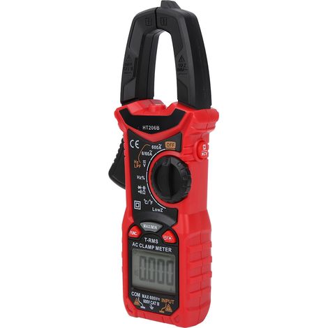 Pince multimètre numérique précis testeur de tension et courant outil de réparation électricien AC/DC HT206B (1/5)