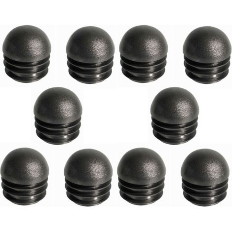 10x embout de tube rond 30mm plastique bouchon capuchon à ailettes patin meuble chaise (1/3)