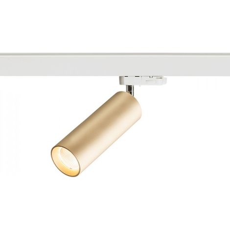 Spot MAVRO pour rail triphasé or 230V LED 12W 38° 3000K