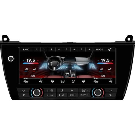 Panel de control de clima digital, pantalla LCD de 10,25 pulgadas, resolución de 1920 x 720, control por voz, compatible con la serie 5 F10 F18, instalación de aire acondicionado (1/5)