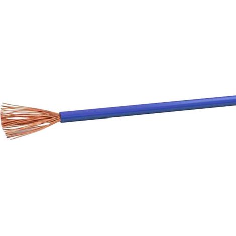Câble gainé H05V-K VOKA Kabelwerk H05VK05BL 1 x 0.50 mm² bleu 100 m Y121331