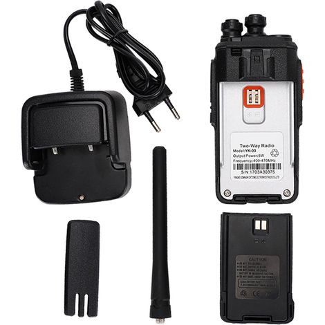Talkie-walkie YK-33 pour flotte touristique, radio bidirectionnelle 110-240V (prise US) (1/5)