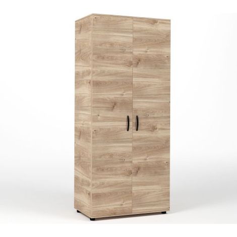Kit Armadio 2 Ante 80X52X205 Cm Rovere M. K358