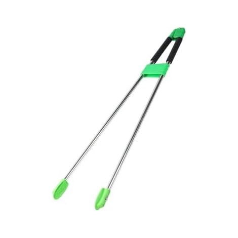 Pince à Déchets avec Poignée Robuste et Ramasse-déchets pour Ramasser Les L'extérieur, Derrière Meubles de Jardin Ou sur, Vert - (1/5)