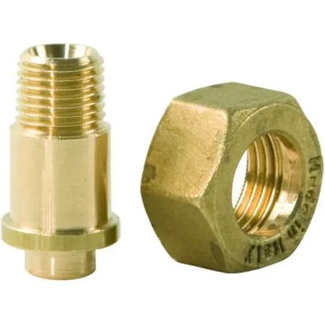 Raccordo con dado per regolatore gas gpl m 1/4 f 20 EUROGAS