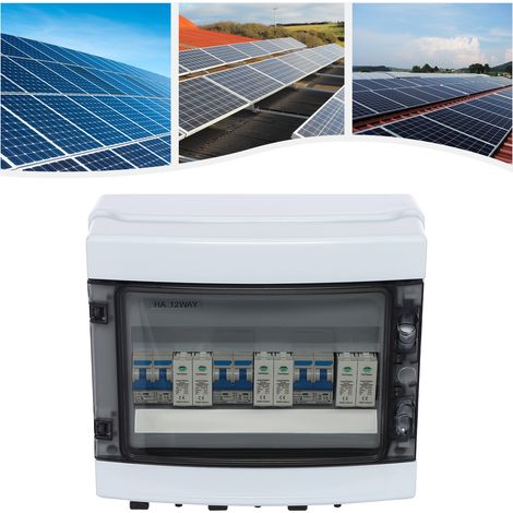 Caja de conexión solar, disyuntor para caja de conexión de paneles solares, seccionador solar (1/5)