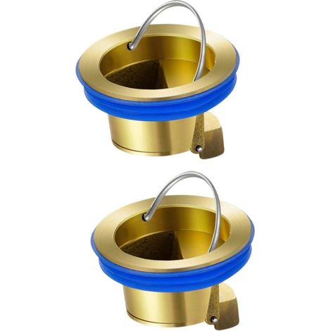 Lot de 2 bouchons anti obstruction pour salles de bains et (1/5)