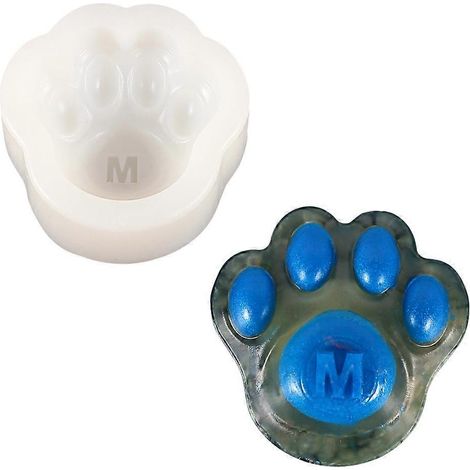 Moule à bougie en silicone en forme de patte de chat, démoulage facile (1/5)