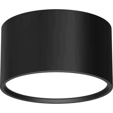 Spot plafond LED Luminex noir Ø11 9,5W 4000K 762lm