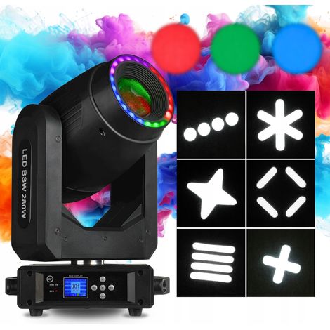 LIGHT4ME LED BSW 280W Hybrid Moving Head Beam Spot Wash DMX Bühnenbeleuchtung (1/5)