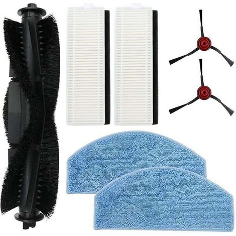 Niceminiwall Kit complet de brosse principale et chiffon de rechange pour aspirateur Laresar Mars 01, XU, Outils de nettoyage de sol, Bro (1/4)