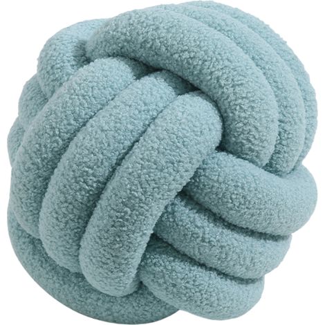Oreiller décoratif noué main, coussin boule pour salon et chambre, décoration d'intérieur (1/5)
