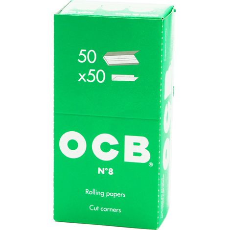 Cartine per sigarette OCB n. 8, confezione da 50x50 pezzi. (1/5)